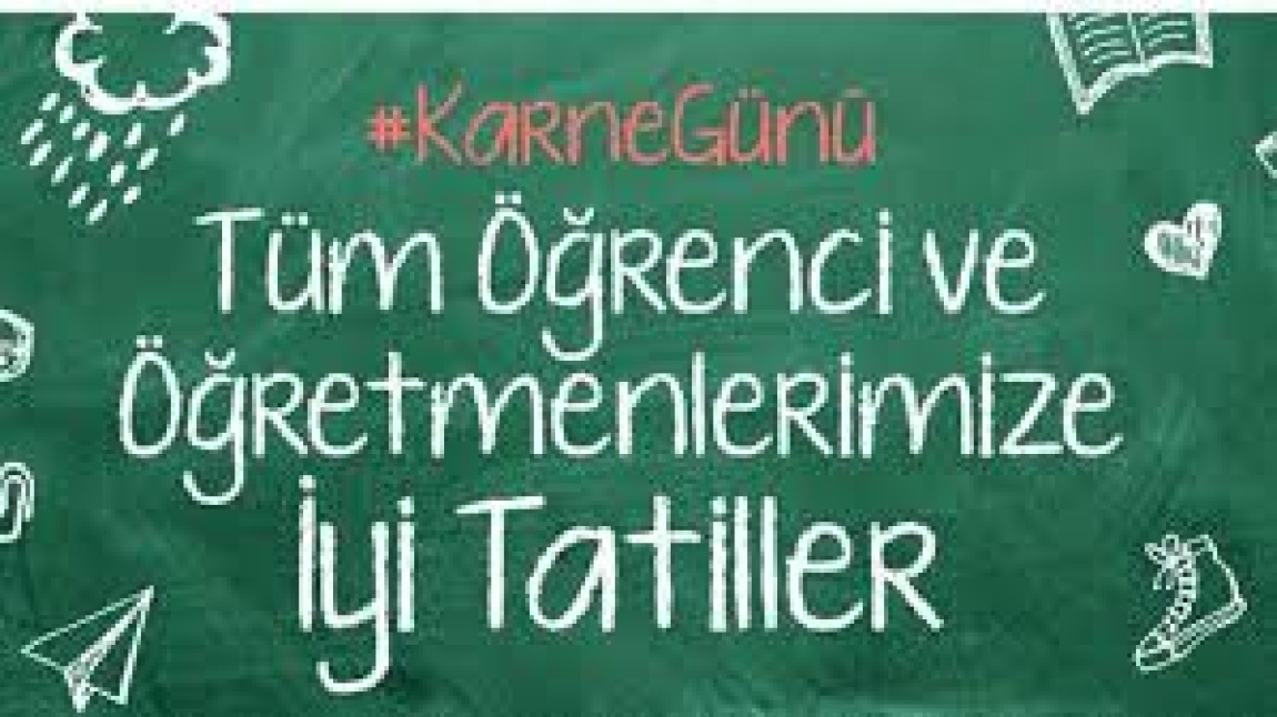 İYİ TATİLLER ...